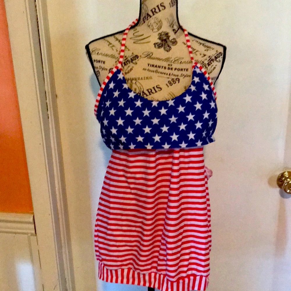 New Stars and Stripes swimsuit.